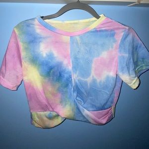 Tye-dye crop top